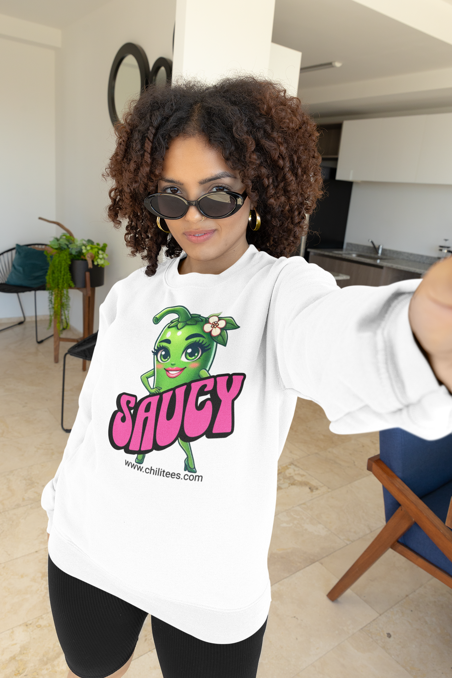 Ladies Saucy Sweatshirt